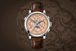 A. Lange & Söhne Gives the 1815 Rattrapante Perpetual Calendar a “Salmon” Dial