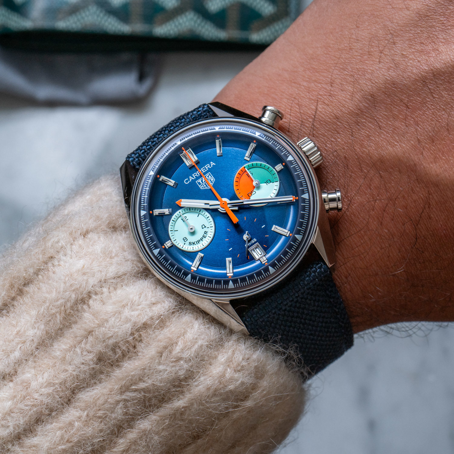 Recalling 1969, TAG Heuer Introduces the Carrera Skipper (with Hands-on Photos)