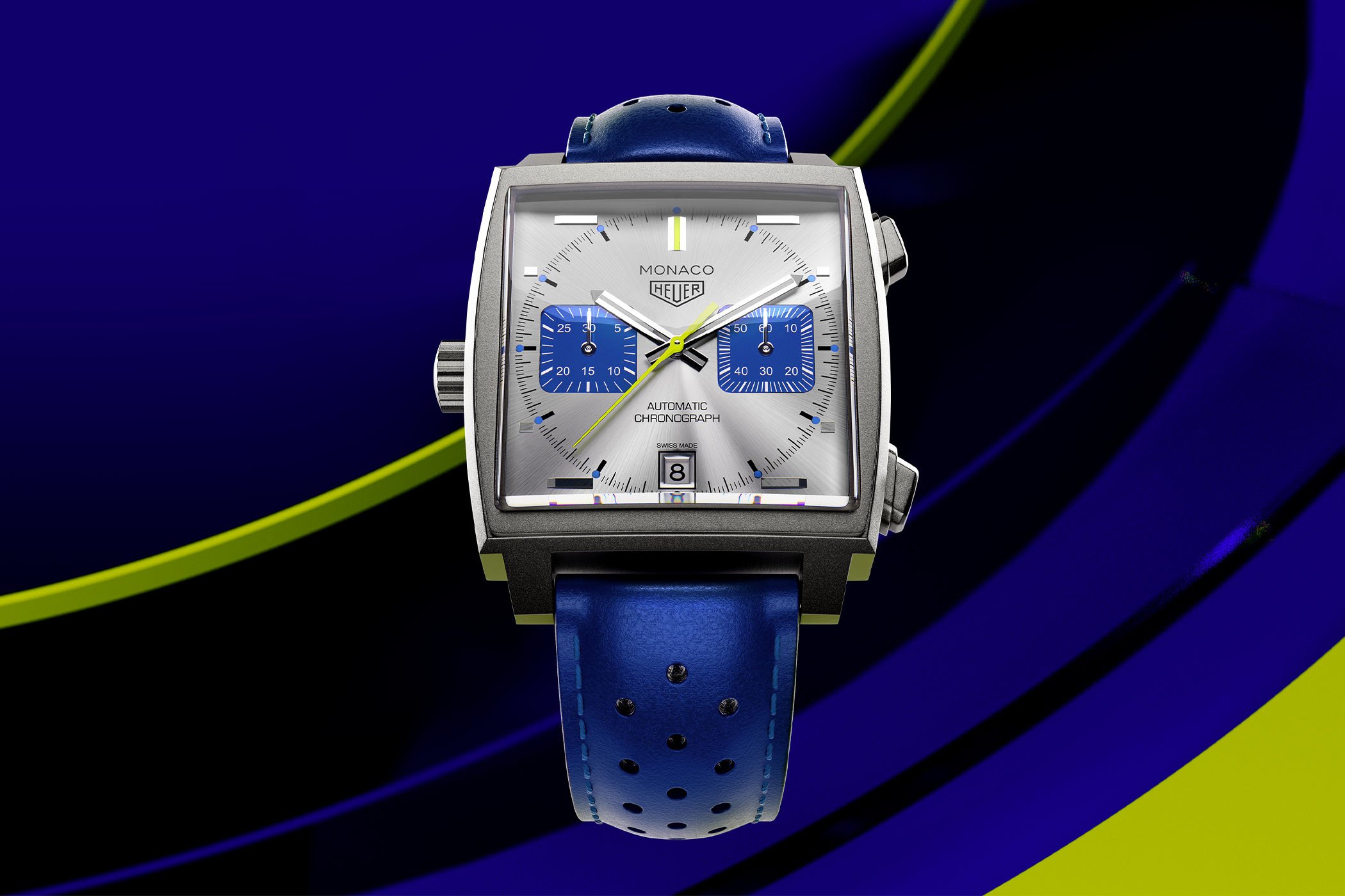 TAG Heuer Launches Racing Blue Monaco 