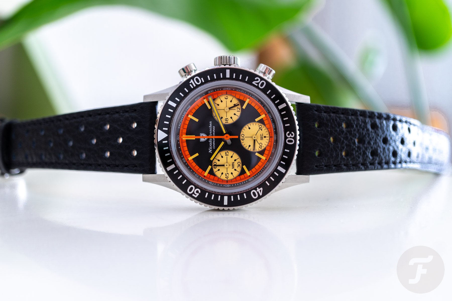 Hands-On With The Nivada Grenchen Chronoking “Paul Newman” Orange