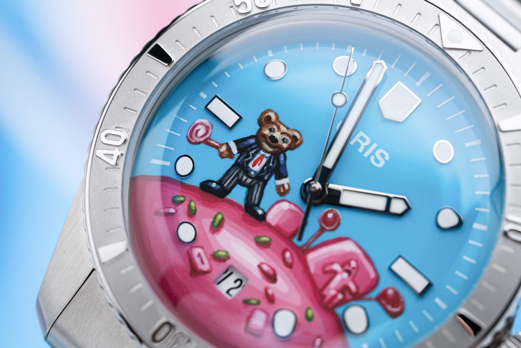 Introducing An Enamel-Dialed Customized Diver: The IFL Watches Oris Divers 65 Candyman