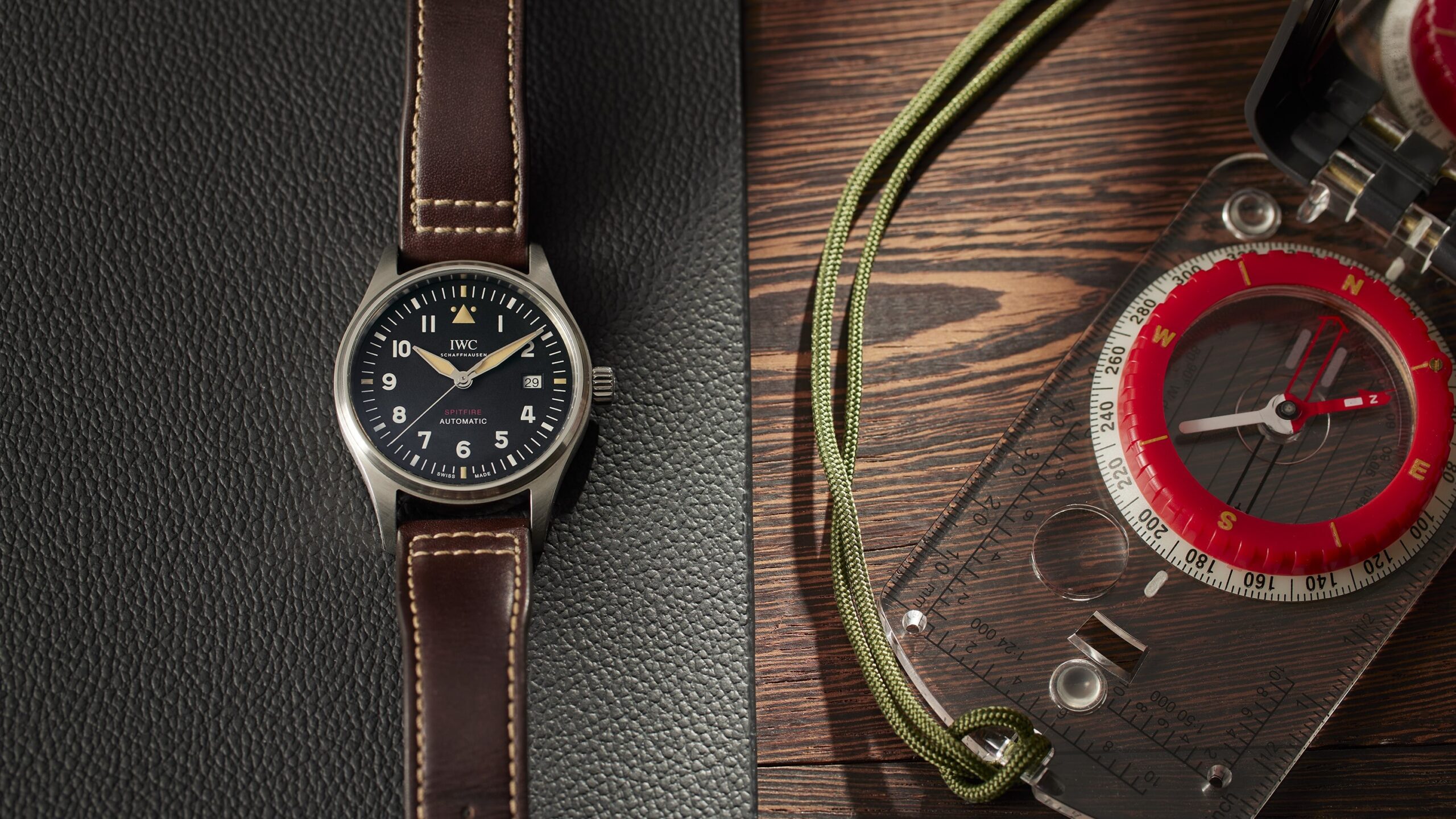 Pre-Owned Picks: A 39mm IWC Automatic Spitfire, An Annual Calendar Omega Aqua-Terra, And A Pistachio Green Breitling Premier