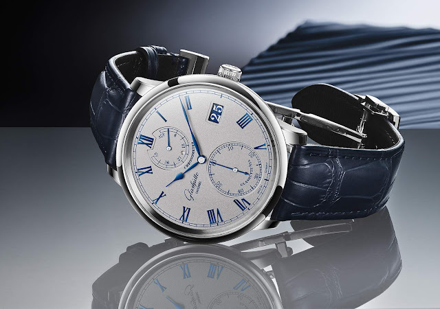 Glashütte Original – Senator Chronometer with silver-blue dial
