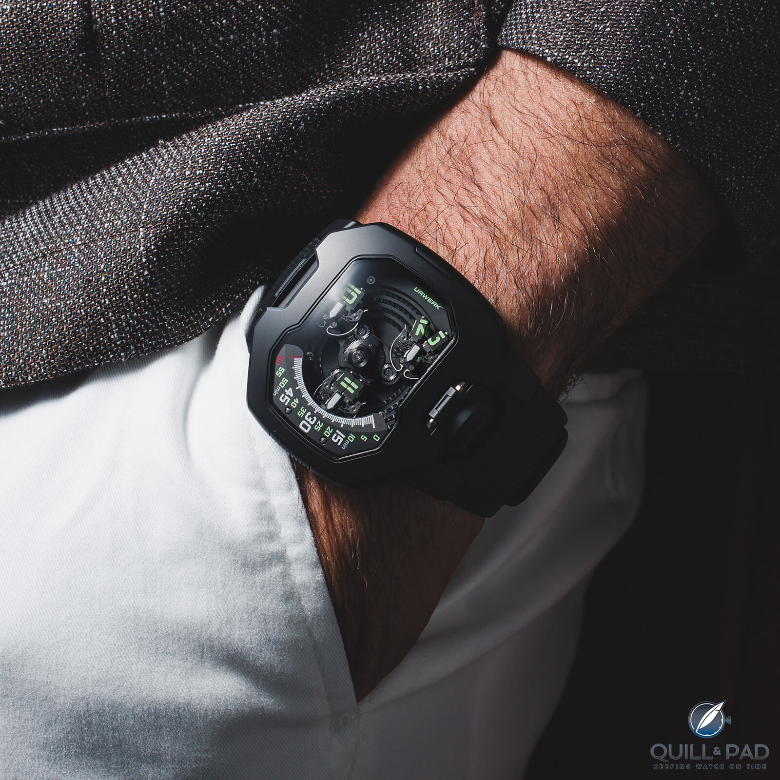 Urwerk Goes Space Black For the Latest UR-120: Live Long and Prosper!