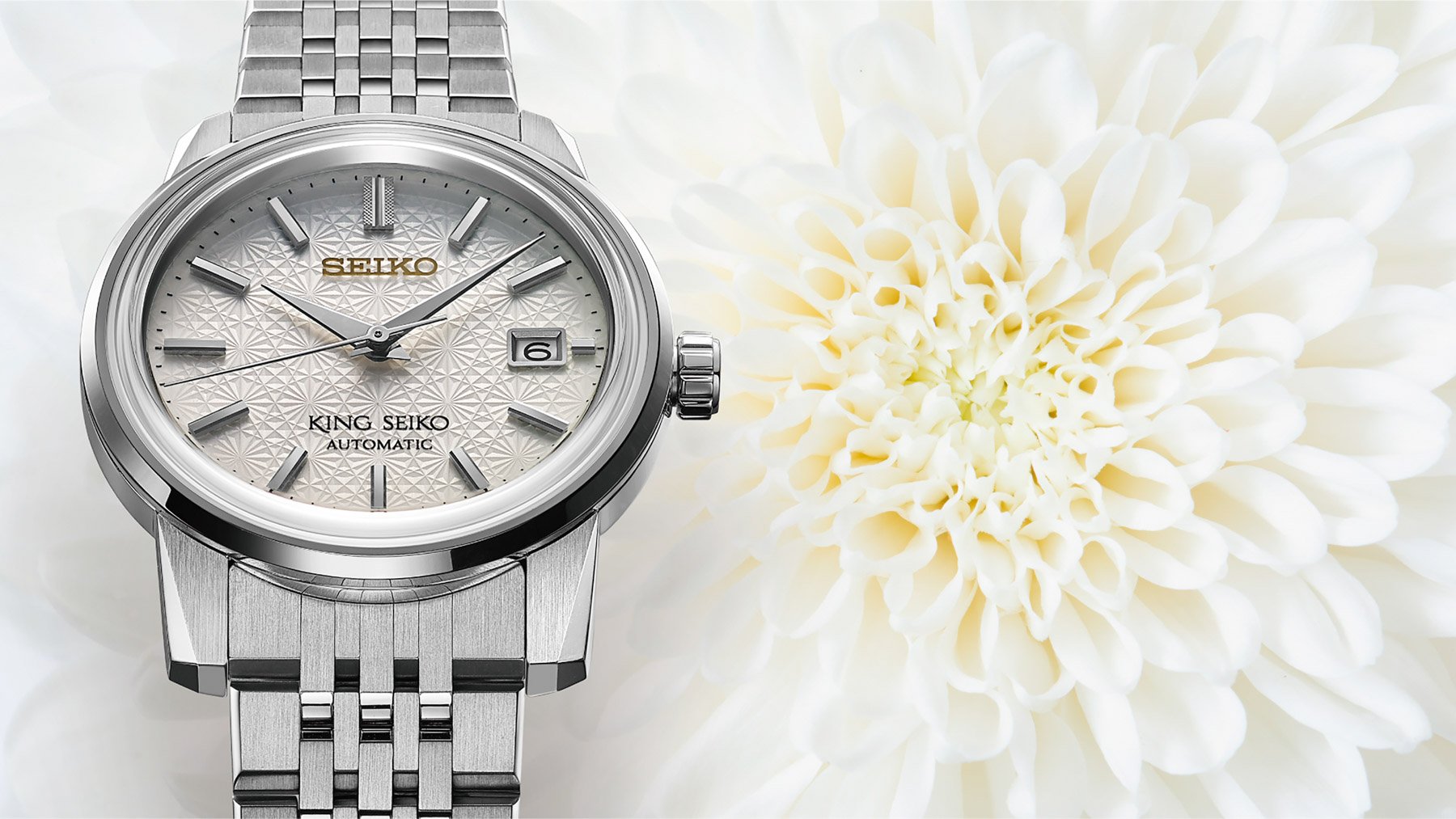 Seiko Introduces The King Seiko SJE095 With A Chrysanthemum Design On The Dial