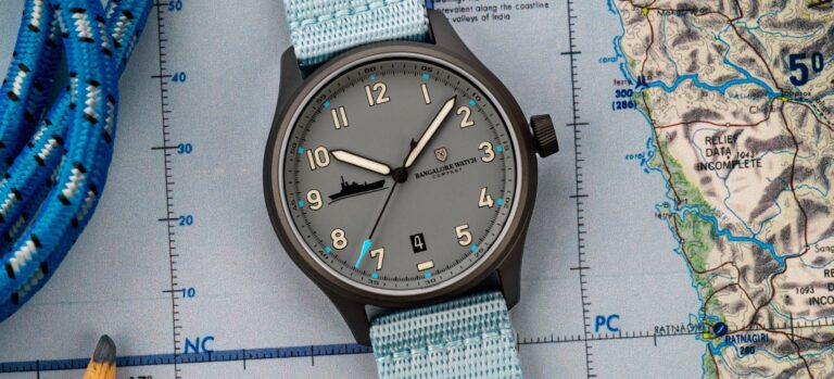 The Bangalore Limited-Edition BWC MACH 1 Admiral Watch Sets Sail With Dials Made From Indian Navy’s First Aircraft Carrier