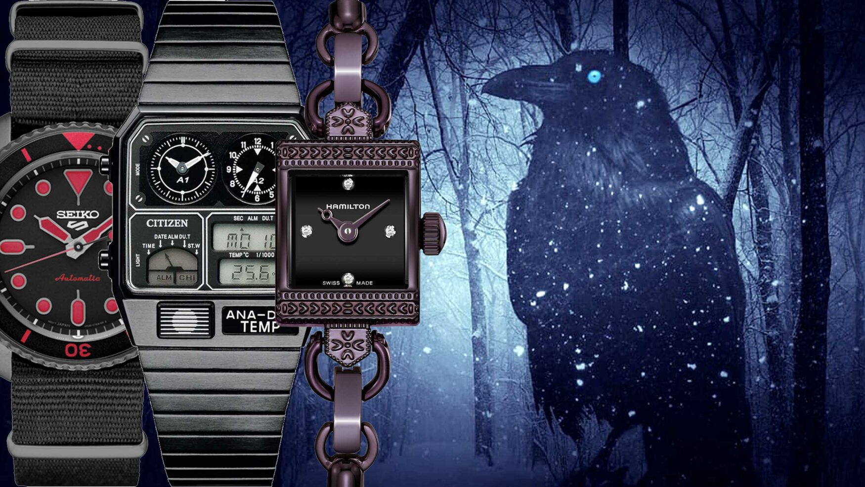 Affordable watches for 5 kinds of goths