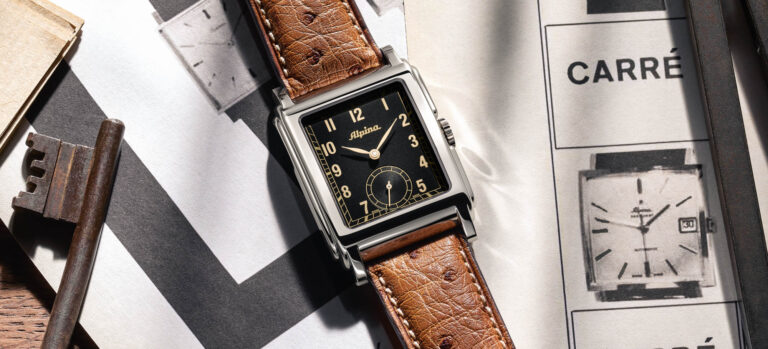 New Release: Alpina Alpiner Heritage Carrée Automatic 140 Years Watches