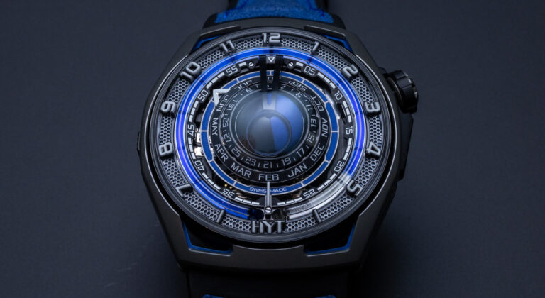 Hands-On: HYT Moonrunner Supernova Blue Watch