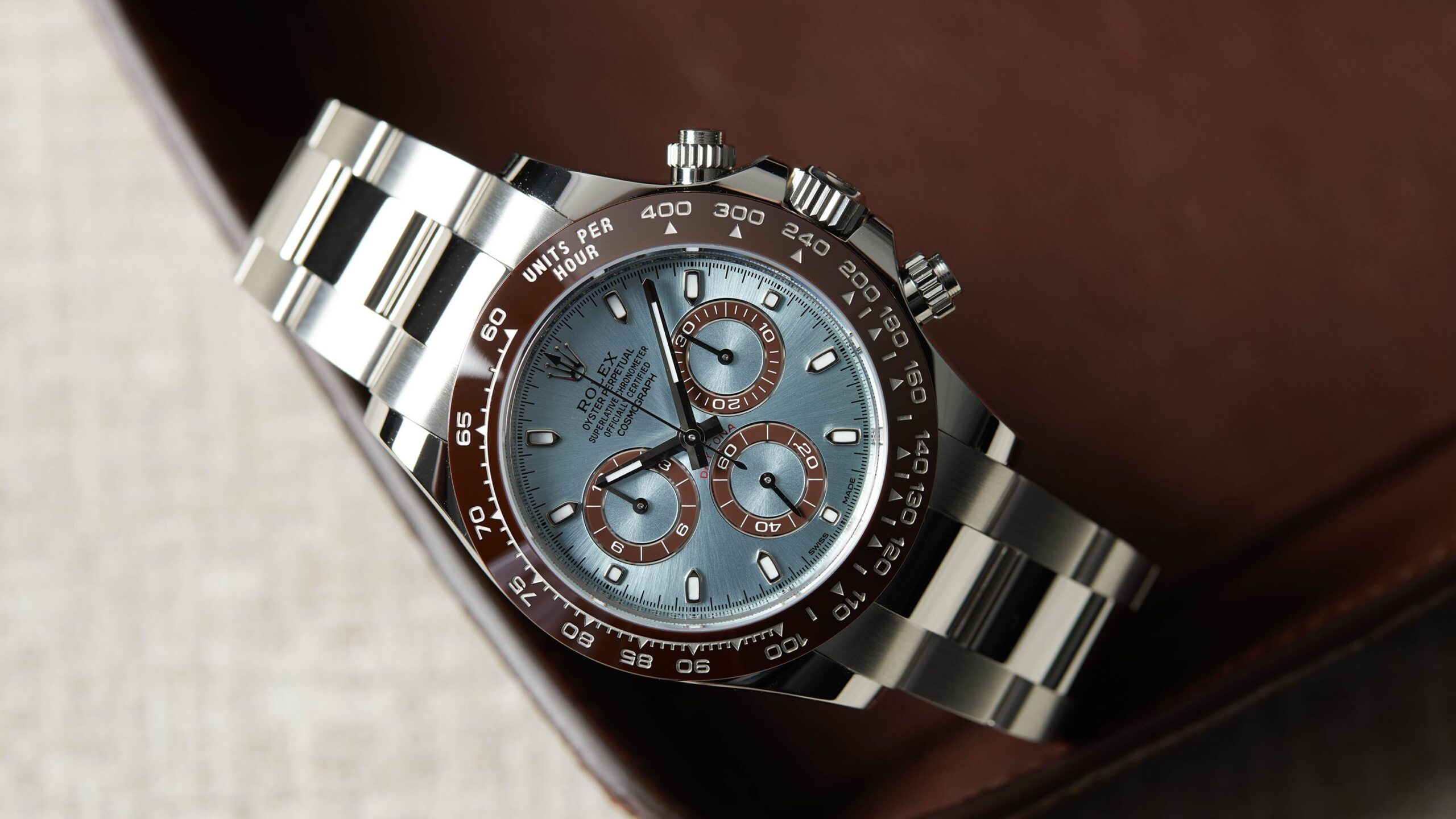 Pre-Owned Picks: An Anniversary Rolex Daytona In Platinum, A Tropical Omega Speedmaster Pro, And A Special Harrods Black Bay From Tudor