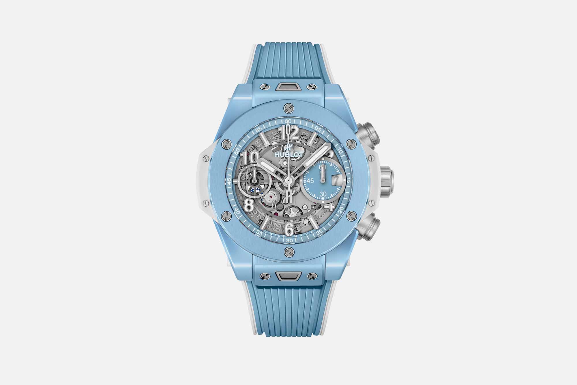 Hublot’s Lightens Up with the Big Bang Unico Sky Blue