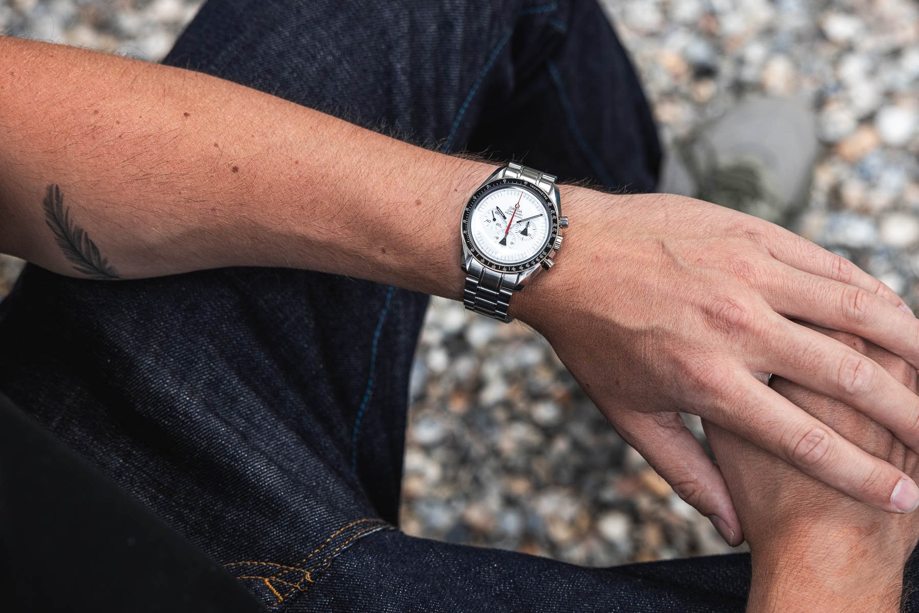 The Hot White Omega Speedmaster Professional Watches