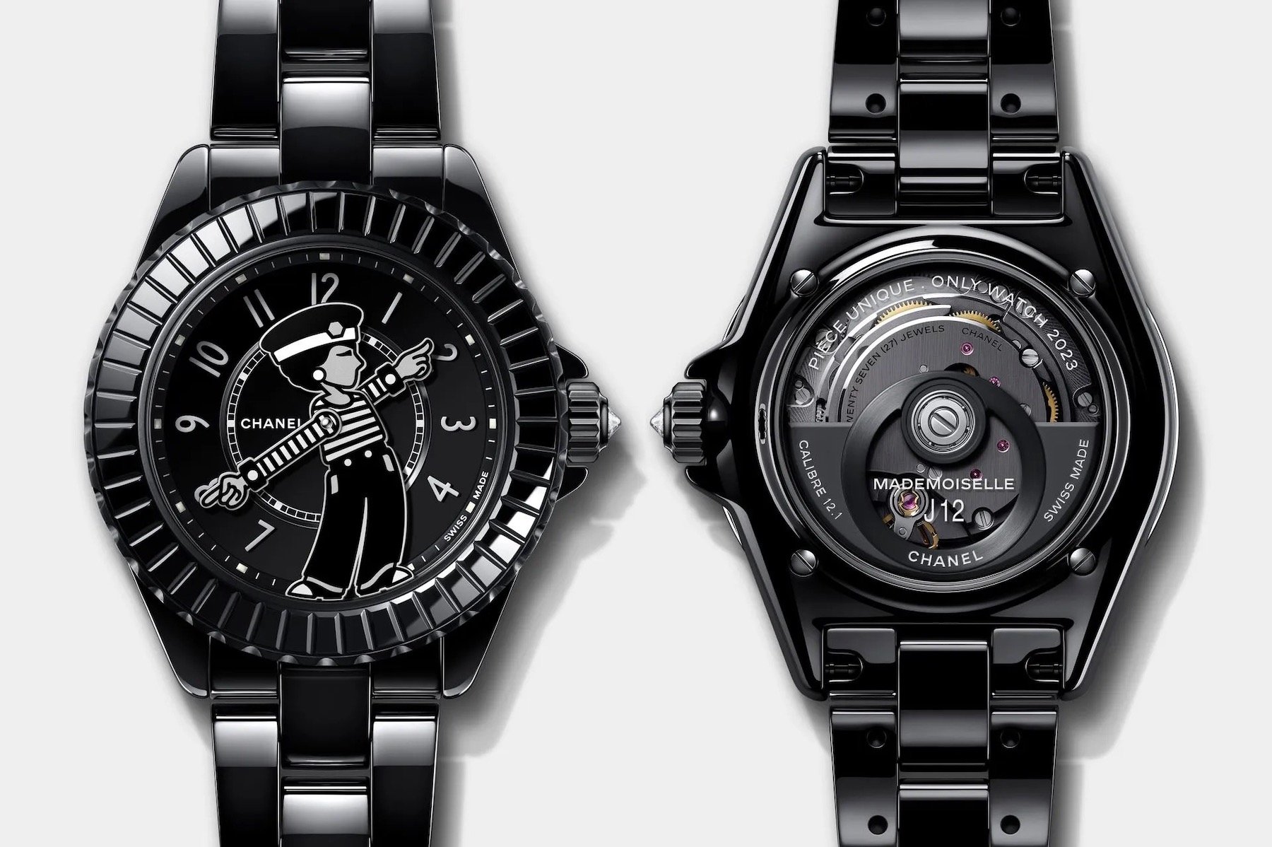 Chanel Presents The Mademoiselle J12 La Pausa Duo For Only Watch 2023