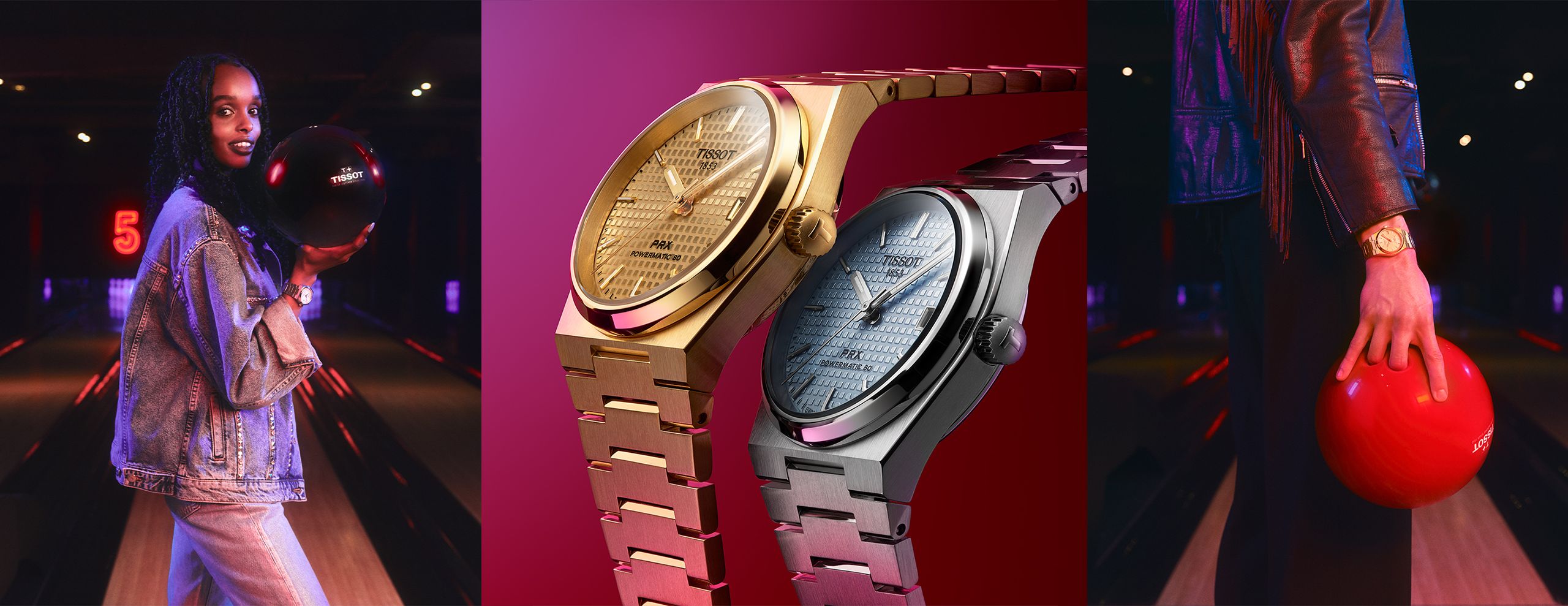 The Tissot PRX 35mm Powermatic 80, now in Ice Blue and Radiant Gold