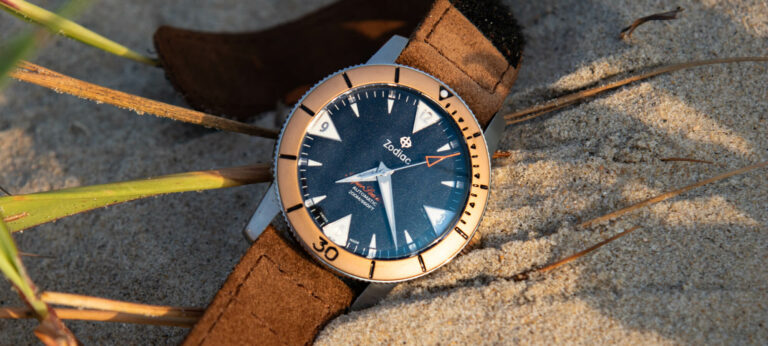 Hands-On: The Two-Tone Zodiac X Huckberry Bronze Super Sea Wolf Dive Watch
