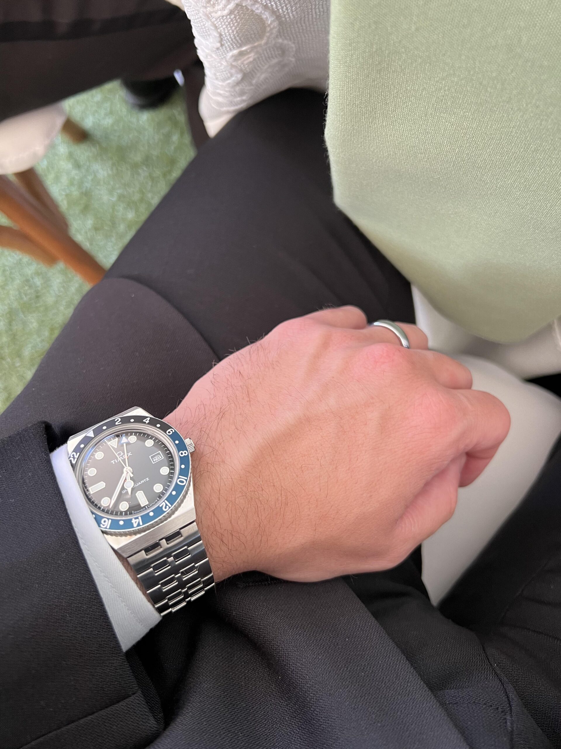 A Black Tie Timex