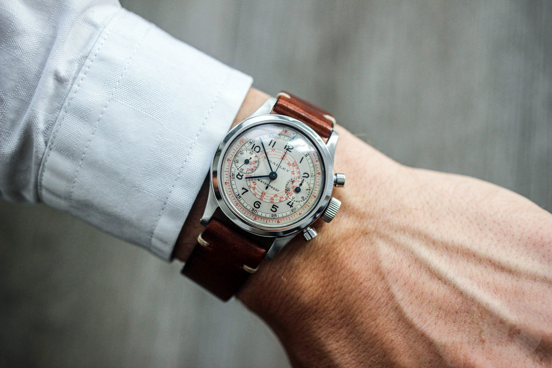 #TBT The Waterproof Gallet Clamshell MultiChron 30 — 34mm Of Perfection