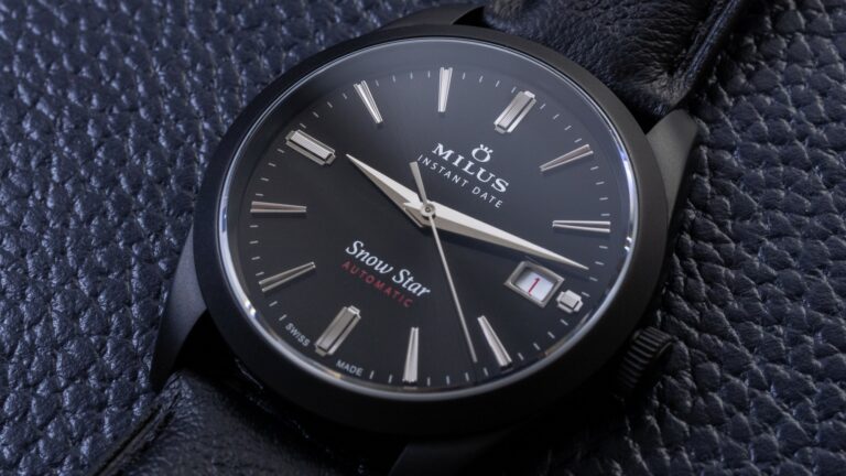 Hands-On: Milus Snow Star Dark Matter Watch