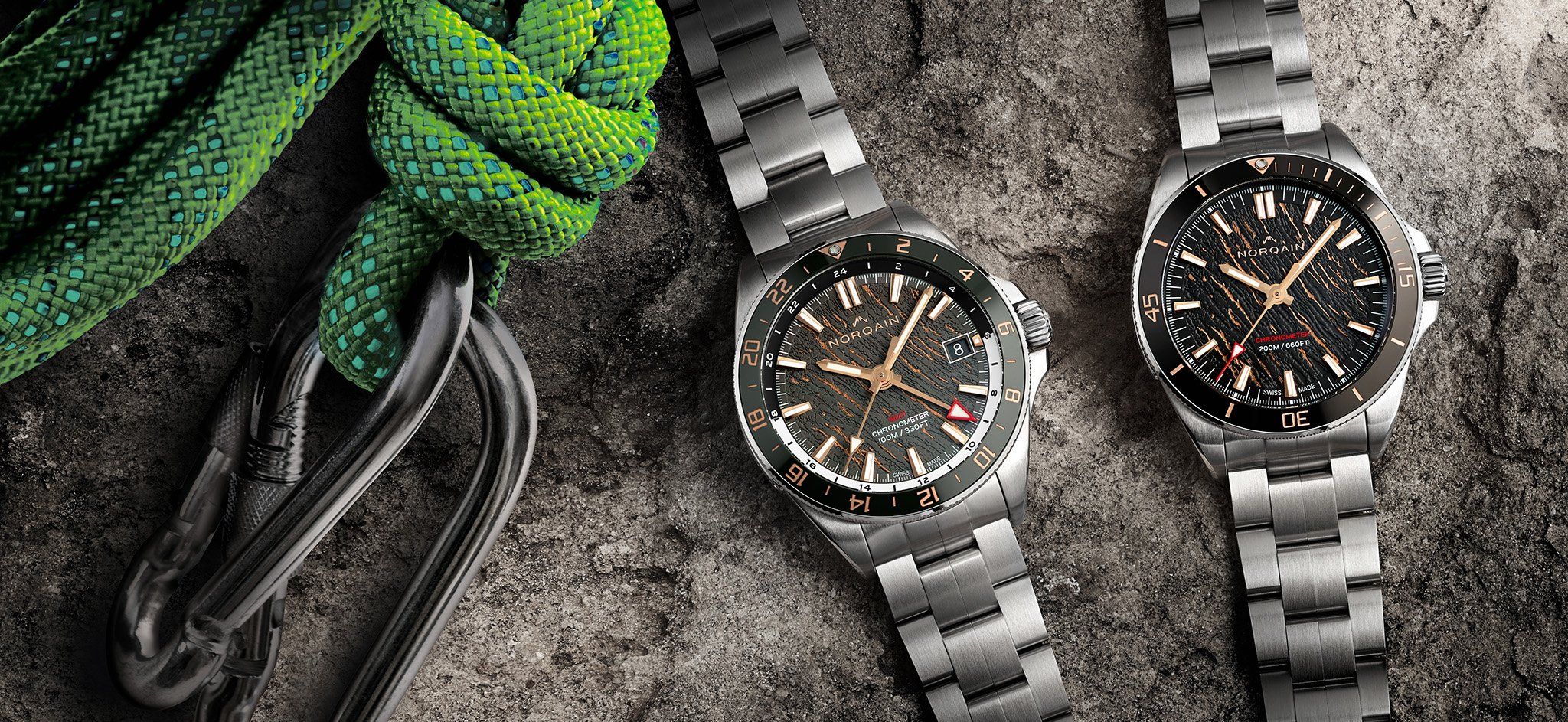 The Norqain Neverest Glacier collection gets two new models