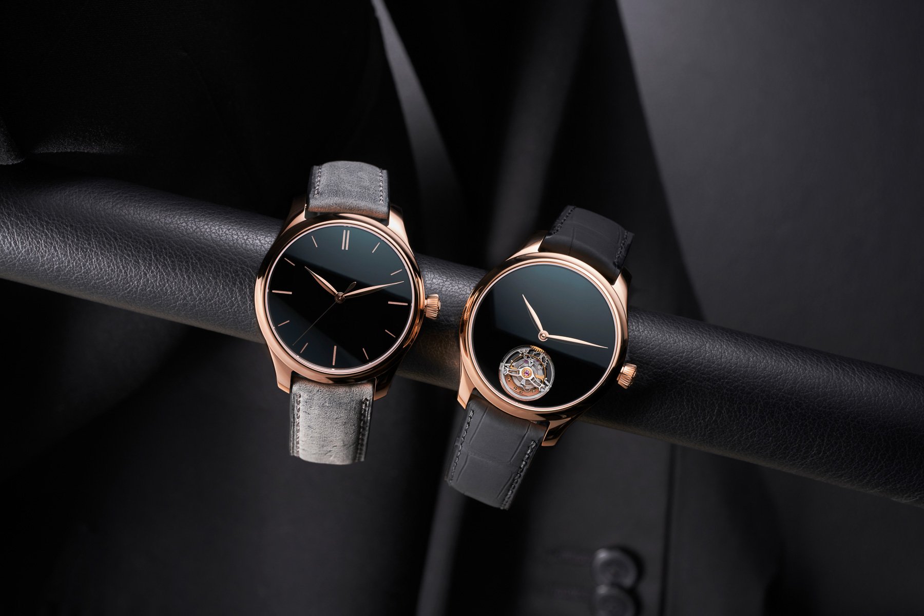 H. Moser & Cie. Unveils Two New Endeavour Vantablack Models — The Dark Side Looks Tempting All Over Again