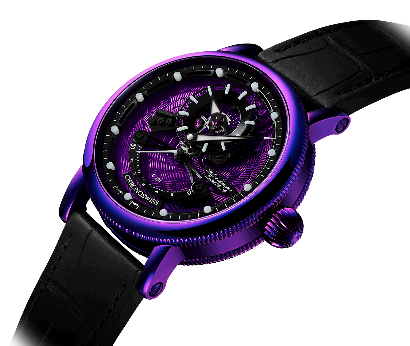 Chronoswiss Adds Purple Mystery to Open Gear ReSec Series