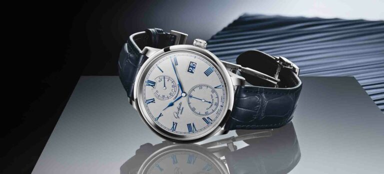 New Release: Glashütte Original Senator Chronometer Silver And Blue Watch
