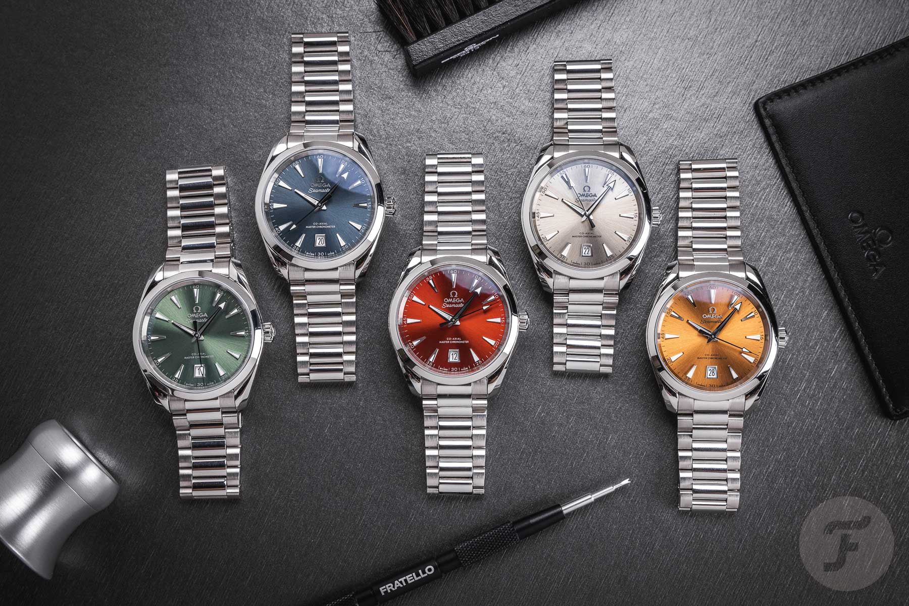 Hands-On: Trying The Entire Omega Seamaster Aqua Terra Shades 38mm Collection