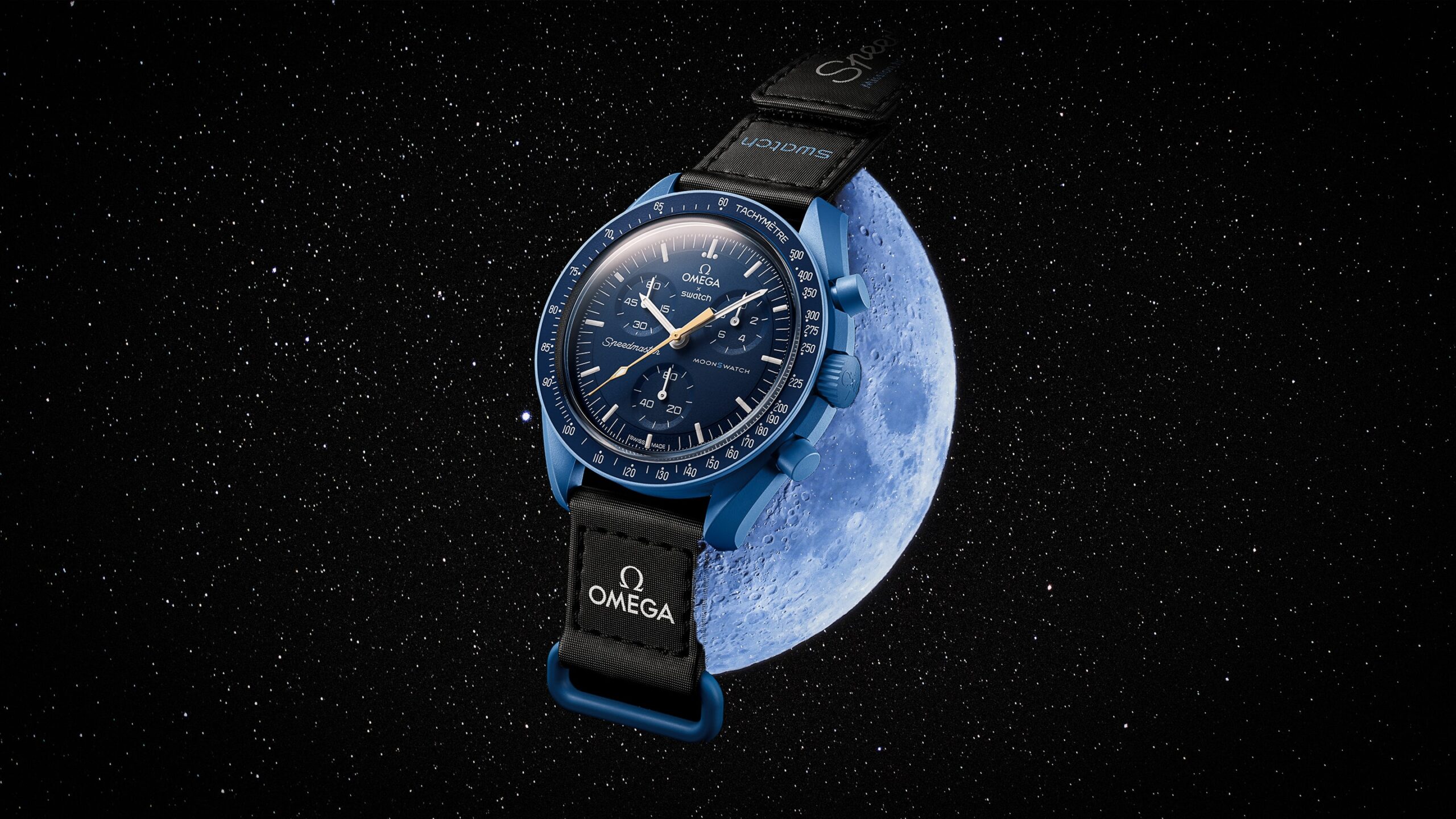 Introducing: The MoonSwatch Mission To MoonShine Gold Is Back… In (Neptune) Blue