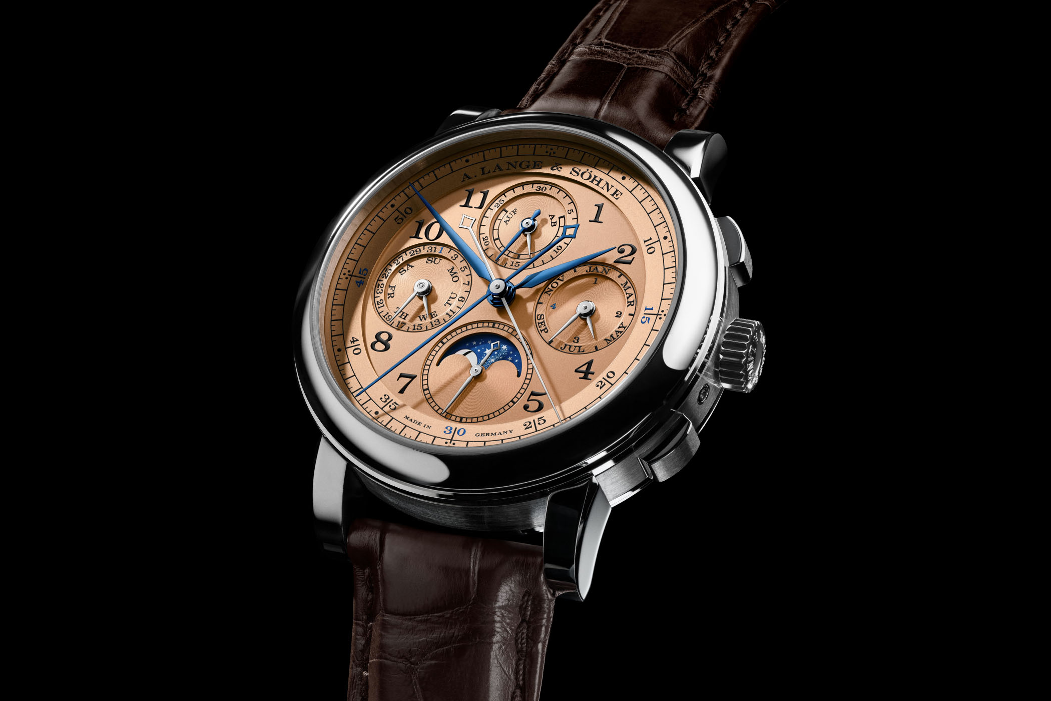 New Pink Gold Dial Transforms the A. Lange & Söhne 1815 Rattrapante Perpetual