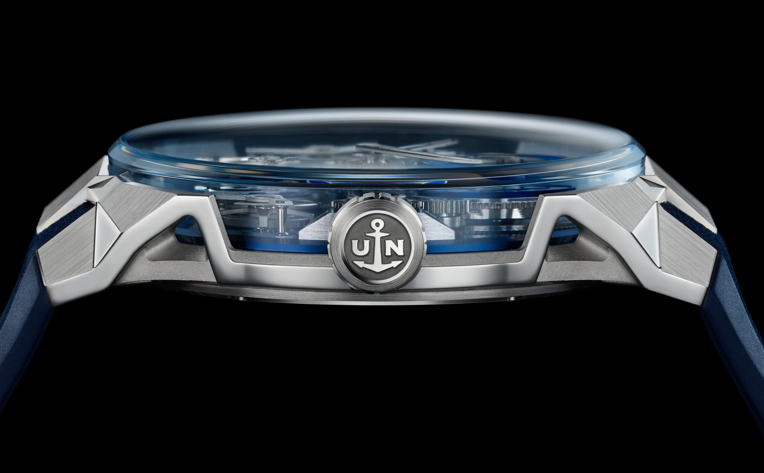 Surprise in Silicon: Ulysse Nardin Wows with Blast Free Wheel Marquetry at GWD 2023