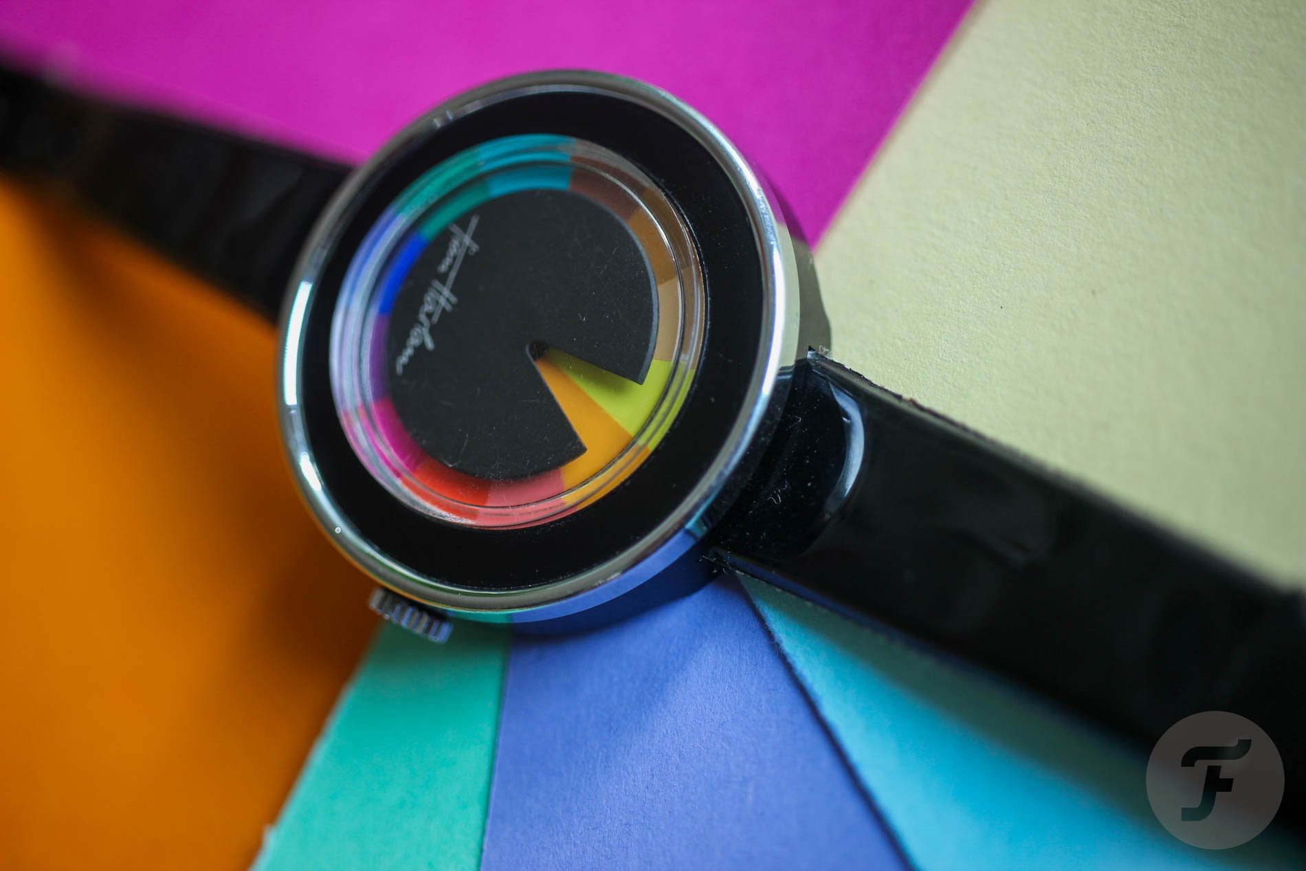#TBT A Rainbow Mood With Tian Harlan’s Chromachron Color-Time Watch