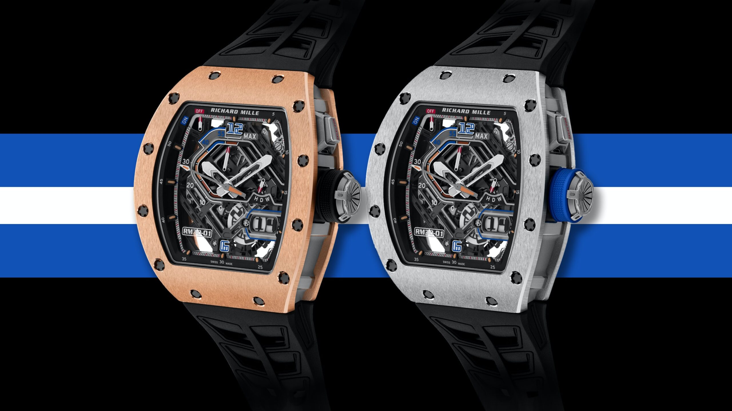 Introducing: The New Richard Mille RM 30-01, Complete With A Diamond-Shaped Movement And A Declutchable Rotor