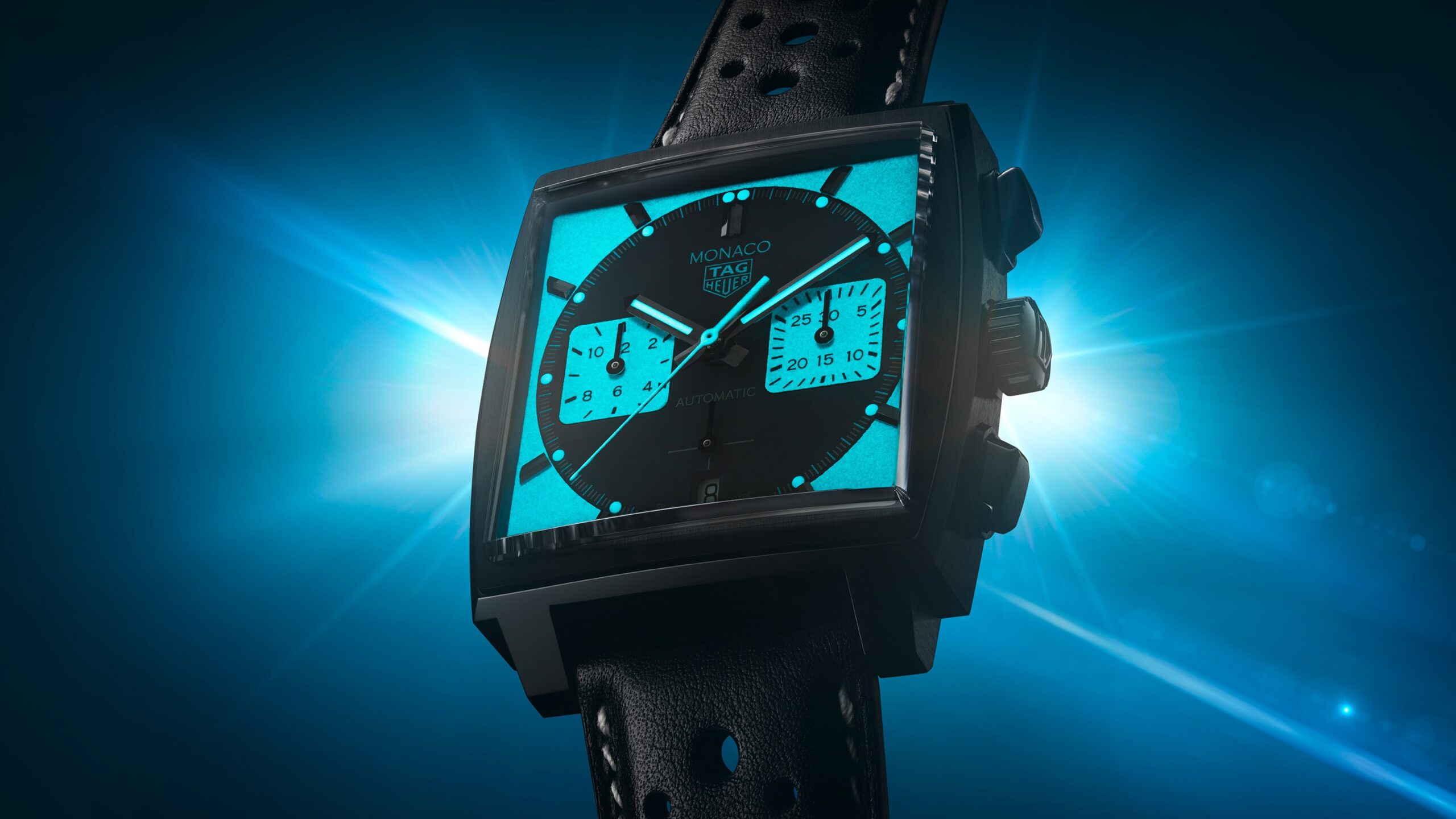 Introducing: TAG Heuer Turns On The ‘Brights’ With The New, Lume-Dial Monaco ‘Night Driver’