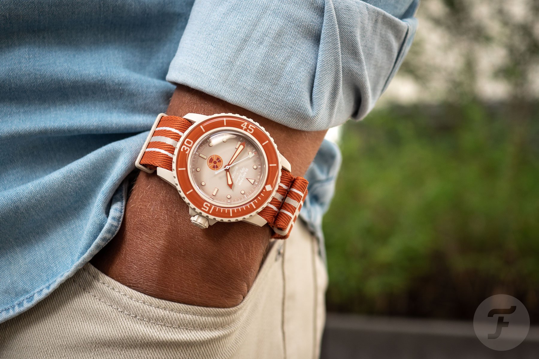 Hands-On With The Blancpain × Swatch Bioceramic Scuba Fifty Fathoms Arctic Ocean