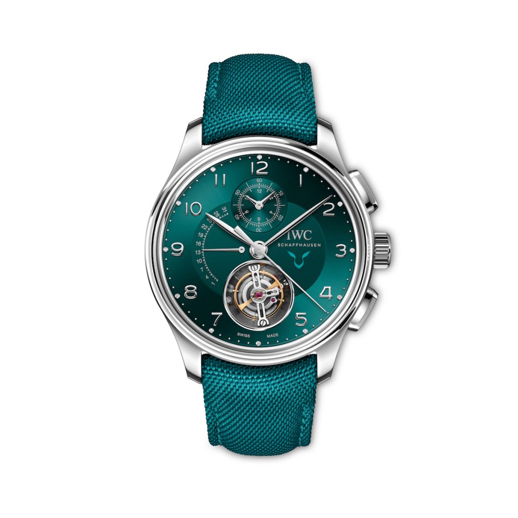 A Closer Look At The 9,000 IWC Portugieser Tourbillon Retrograde Chronograph Lewis Hamilton