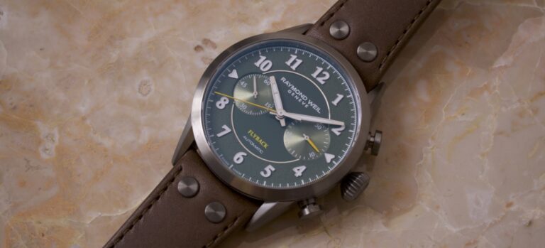 The Raymond Weil Freelancer Pilot Flyback Chronograph Watch Captures The Spirit Of Aviation
