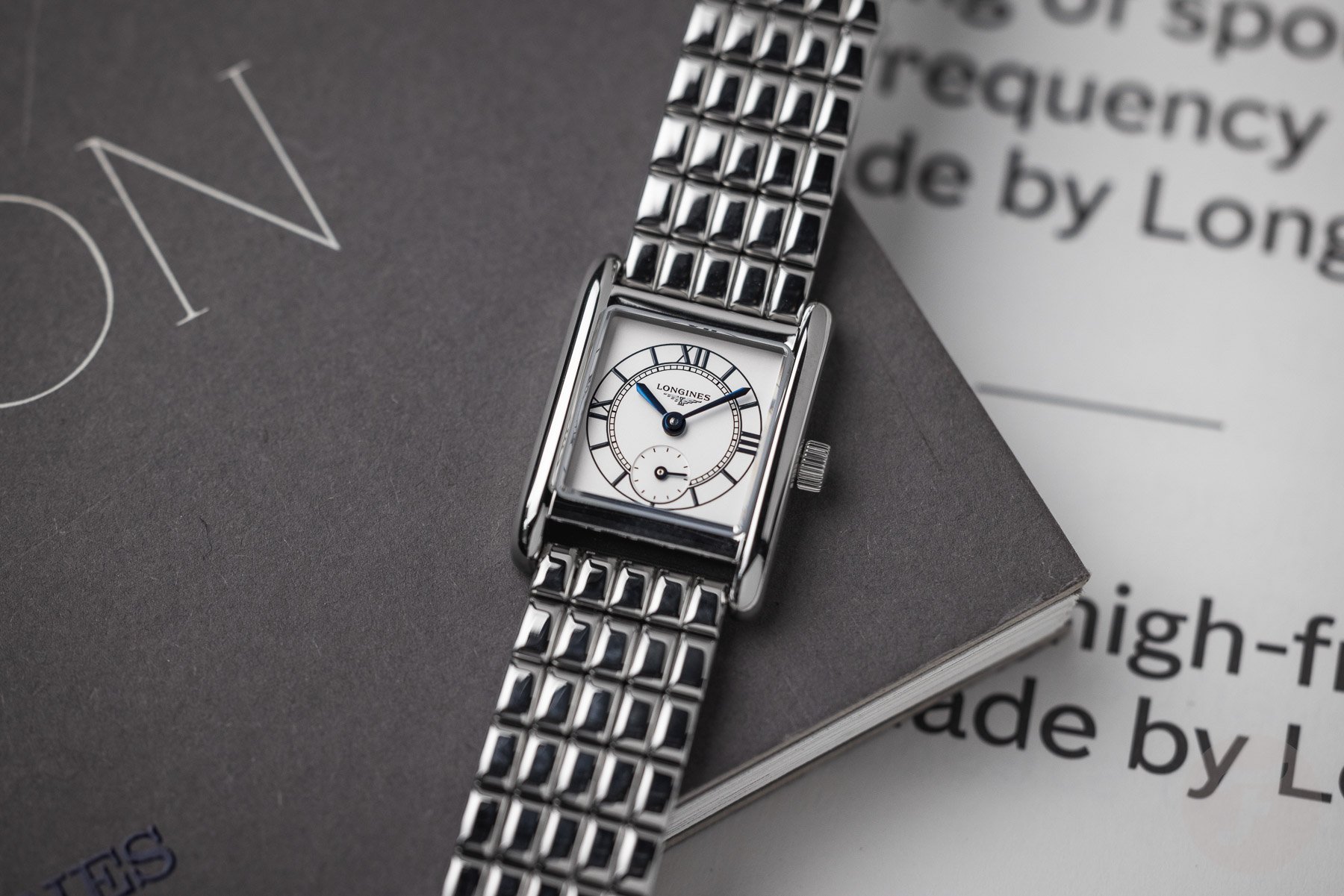 Meet The New Longines Mini DolceVita — Featuring A Beautiful Brick-Style Bracelet
