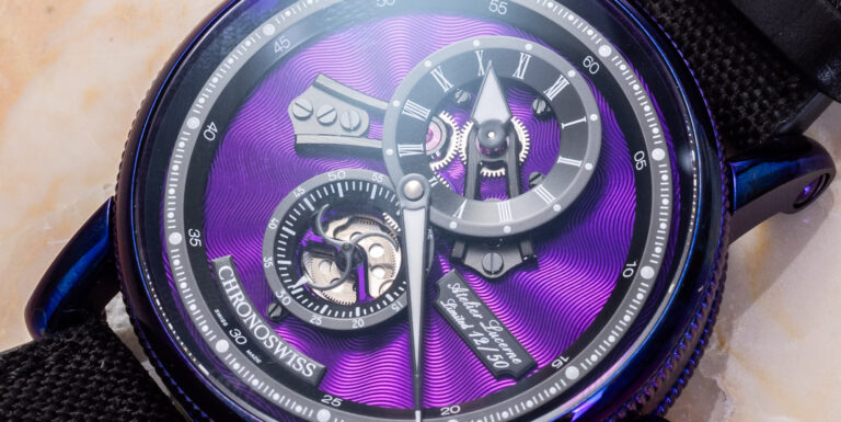 Watch Review: Chronoswiss Flying Regulator Open Gear Purple Haze
