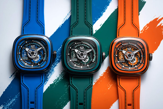 SEVENFRIDAY – PS3/03 Orange, PS3/04 Blue and PS3/05 Green