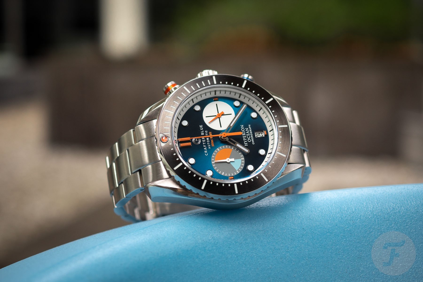 The Crafter Blue Hyperion Ocean Chronograph Is Back In An Arctic Blue Colorway