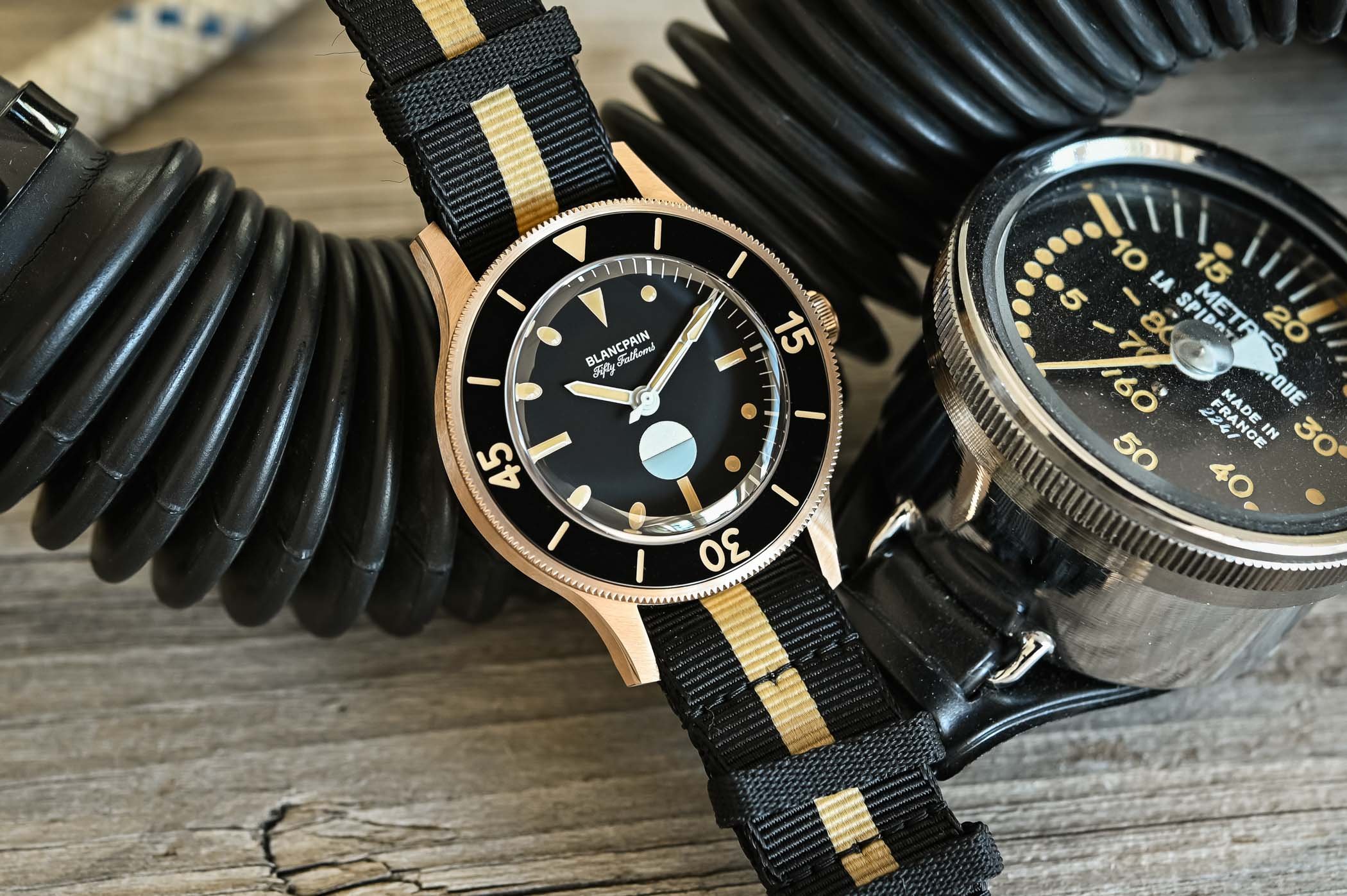 Meet the Blancpain Fifty Fathoms “70th Anniversary Act 3” in Bronze Gold