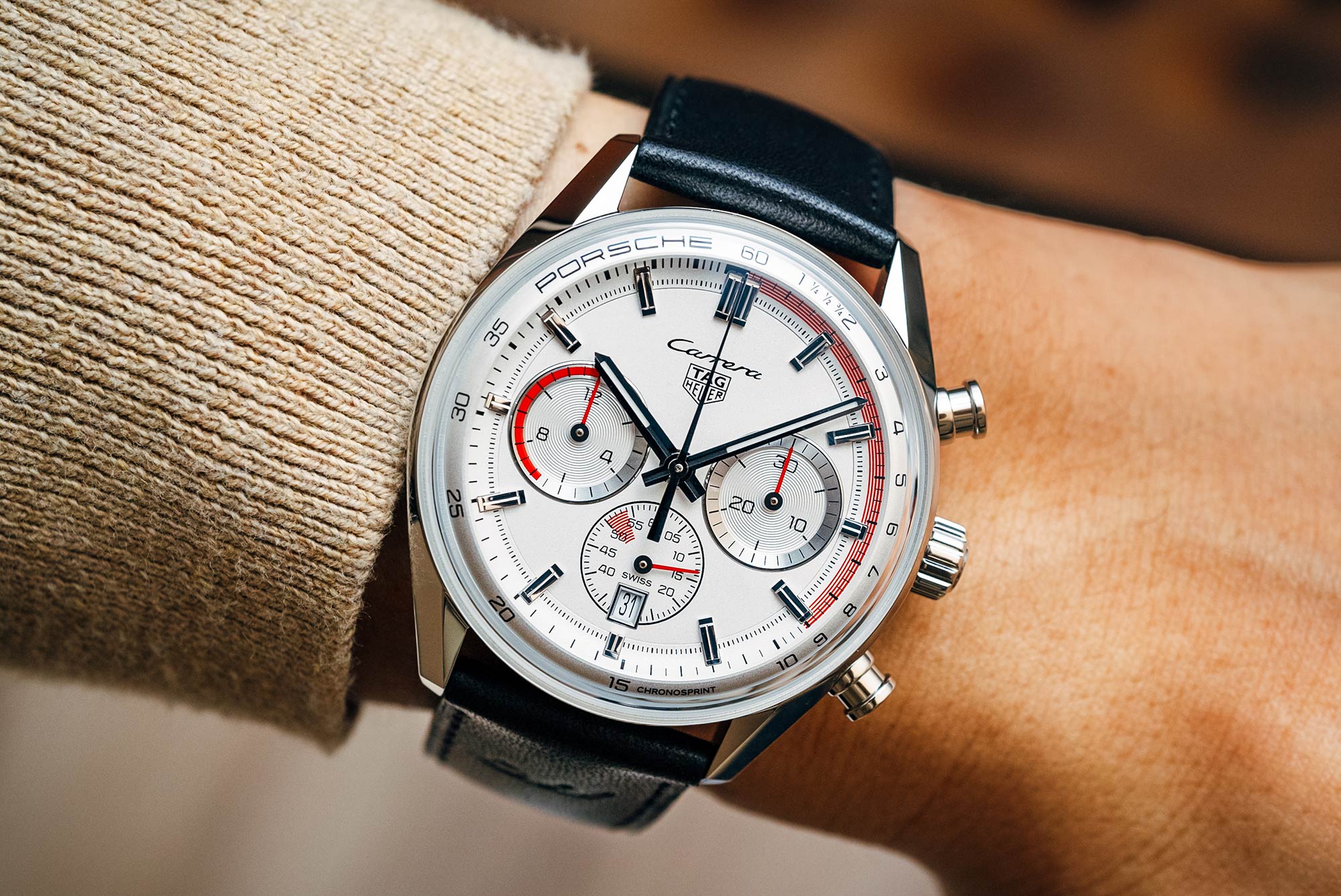 TAG Heuer Launches Carrera Chronosprint with Porsche