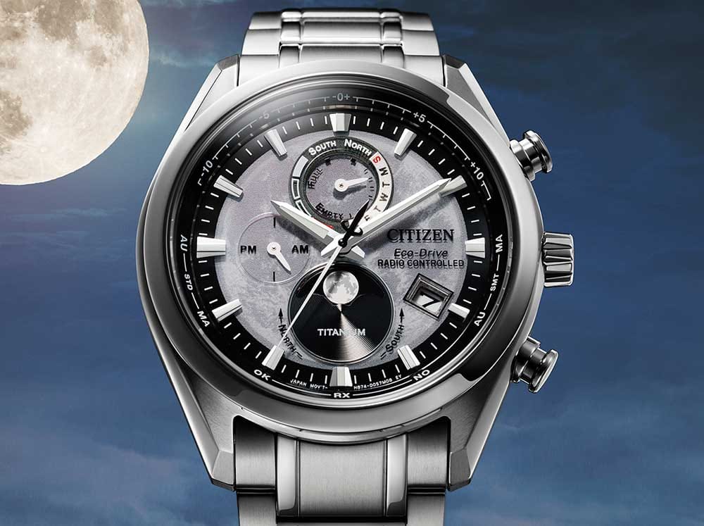 The light-powered Citizen Tsuki-yomi A-T Collection