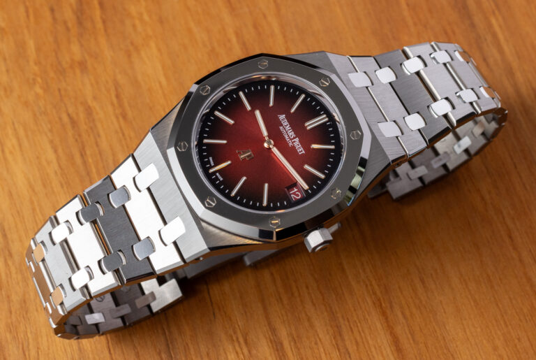 Hands-On: Audemars Piguet Royal Oak ‘Jumbo’ Extra-Thin Titanium Watch With Bulk Metallic Glass