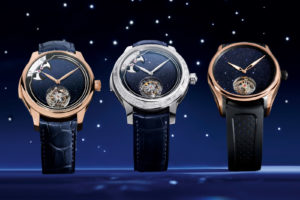 Aventurine Complications by Bucherer and H. Moser & Cie.