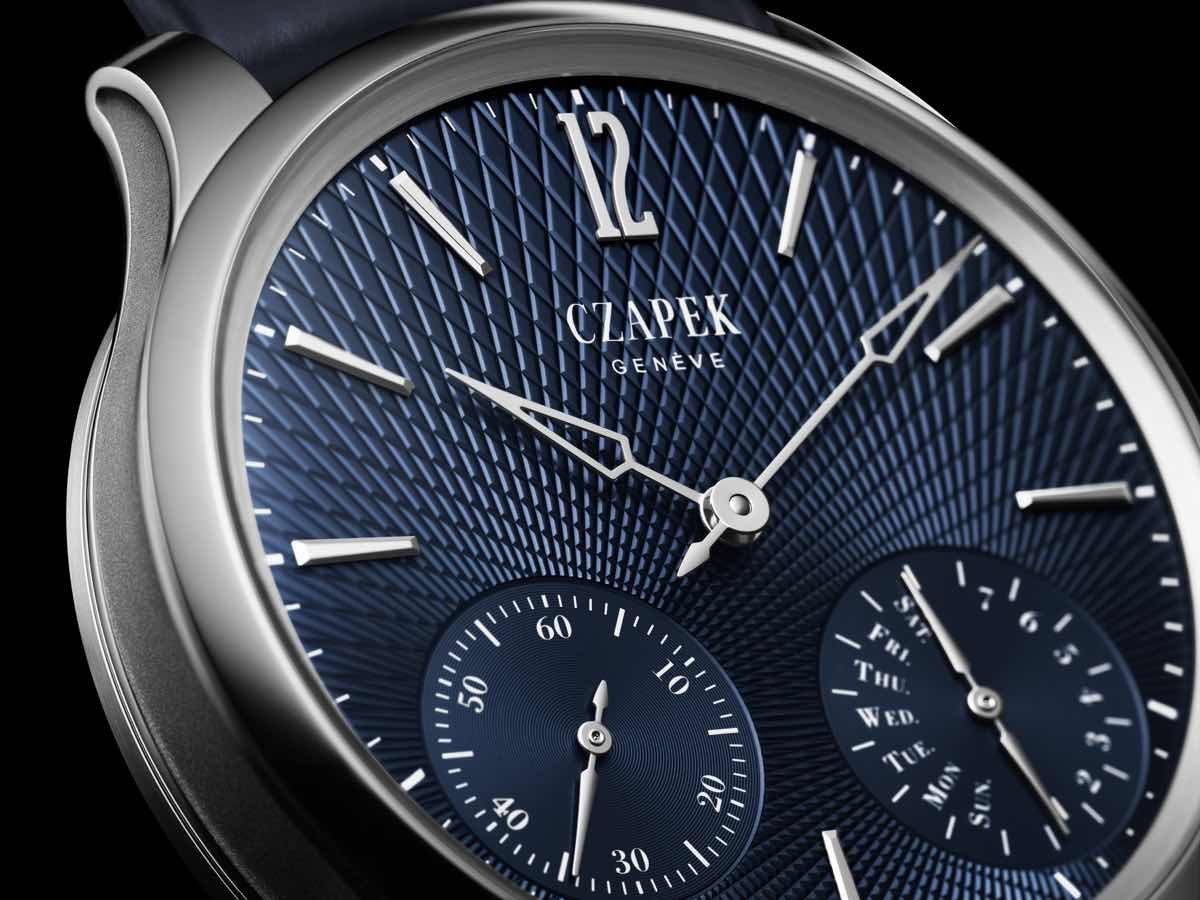 Introducing: The Czapek Quai Des Berges 40.5mm N°17 Double Soleil In Deep Blue And Tuxedo Black