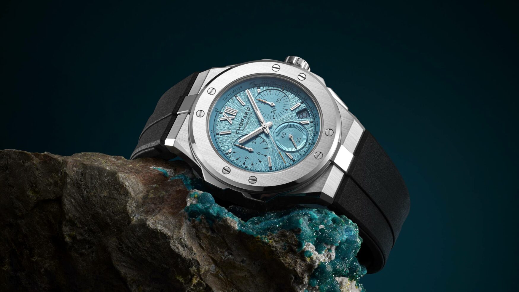 Chopard goes all Frank Sinatra with their blue-eyed new Alpine Eagle XL Chrono Maritime Blue