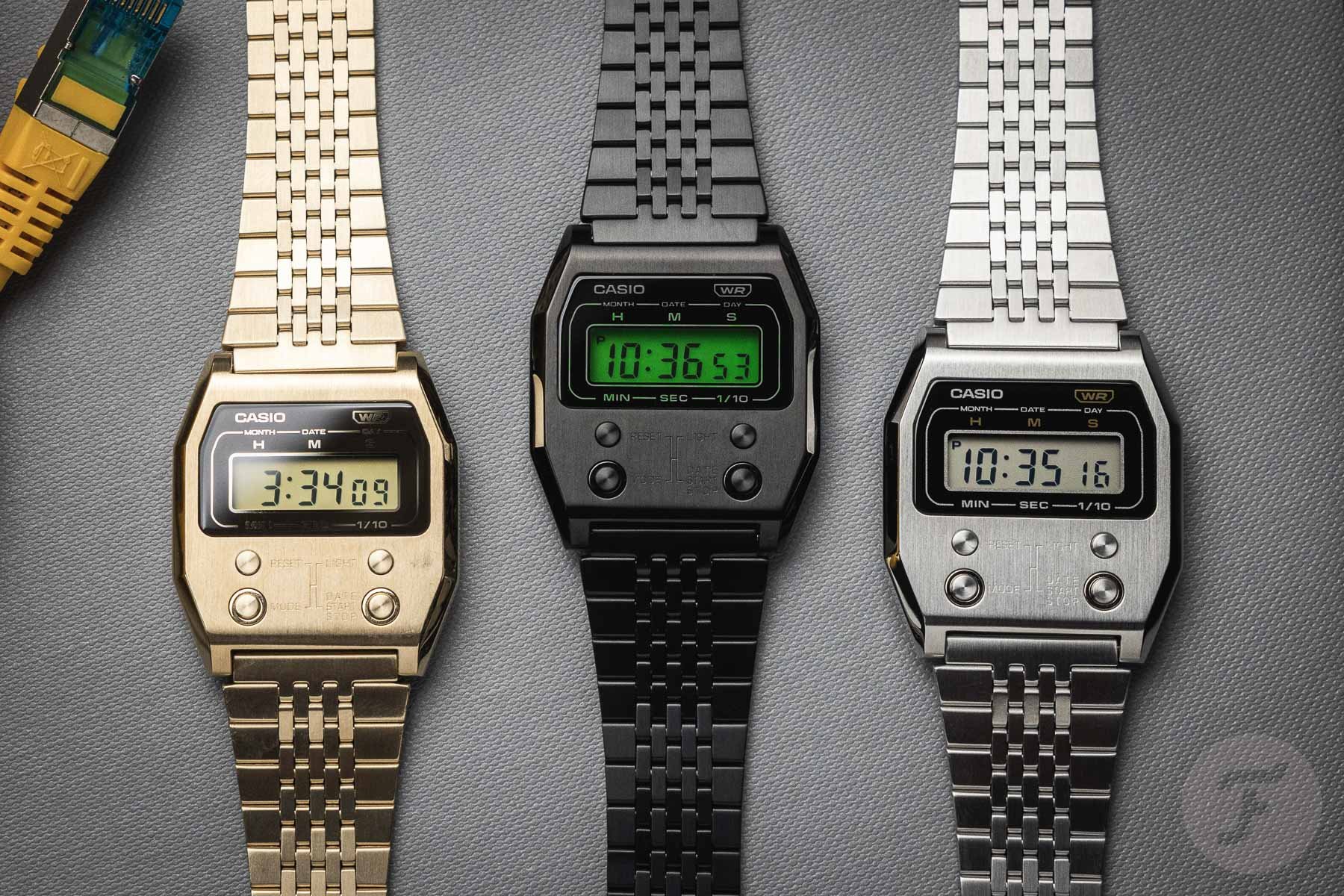 Hands-On Review: Casio Vintage A1100 Series In Gold, Black, And Steel
