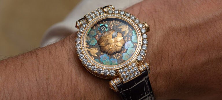 Hands-On: Chopard Imperiale Jumping Hour Watch With Urushi Dial & Diamonds