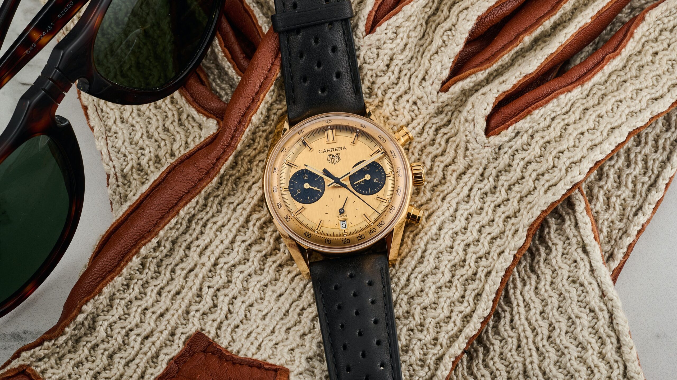 Introducing: A New TAG Heuer Carrera Glassbox Chronograph In Gold (Live Pics)